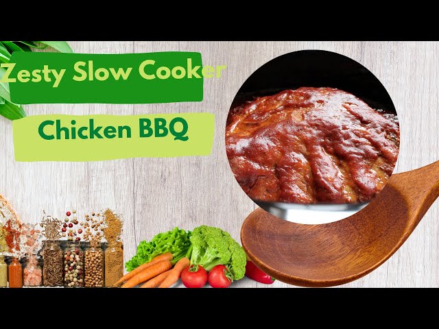 Video thumbnail for Zesty Slow Cooker Chicken BBQ: Video blog
