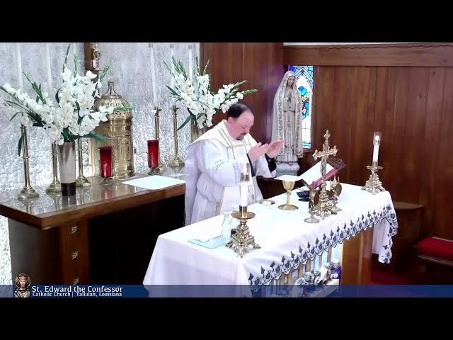 Video thumbnail for Holy Mass from St Edward the Confessor in Tallulah