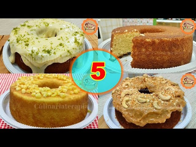 'Video thumbnail for 4 BOLOS CASEIROS MAIS VENDIDOS NA CONFEITARIA - n° 5'