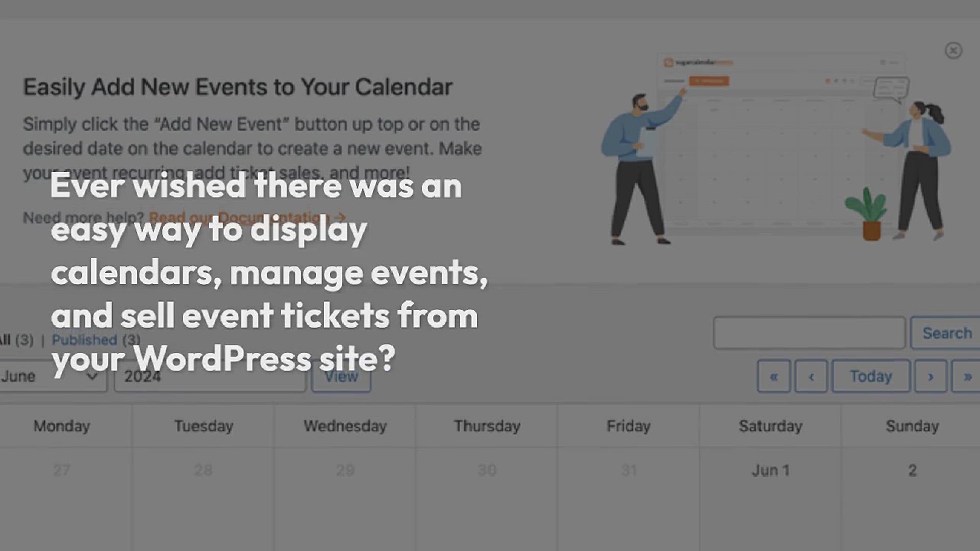 'Video thumbnail for Introducing Sugar Calendar 3.0: Events & Ticketing Made Easy in WordPress'