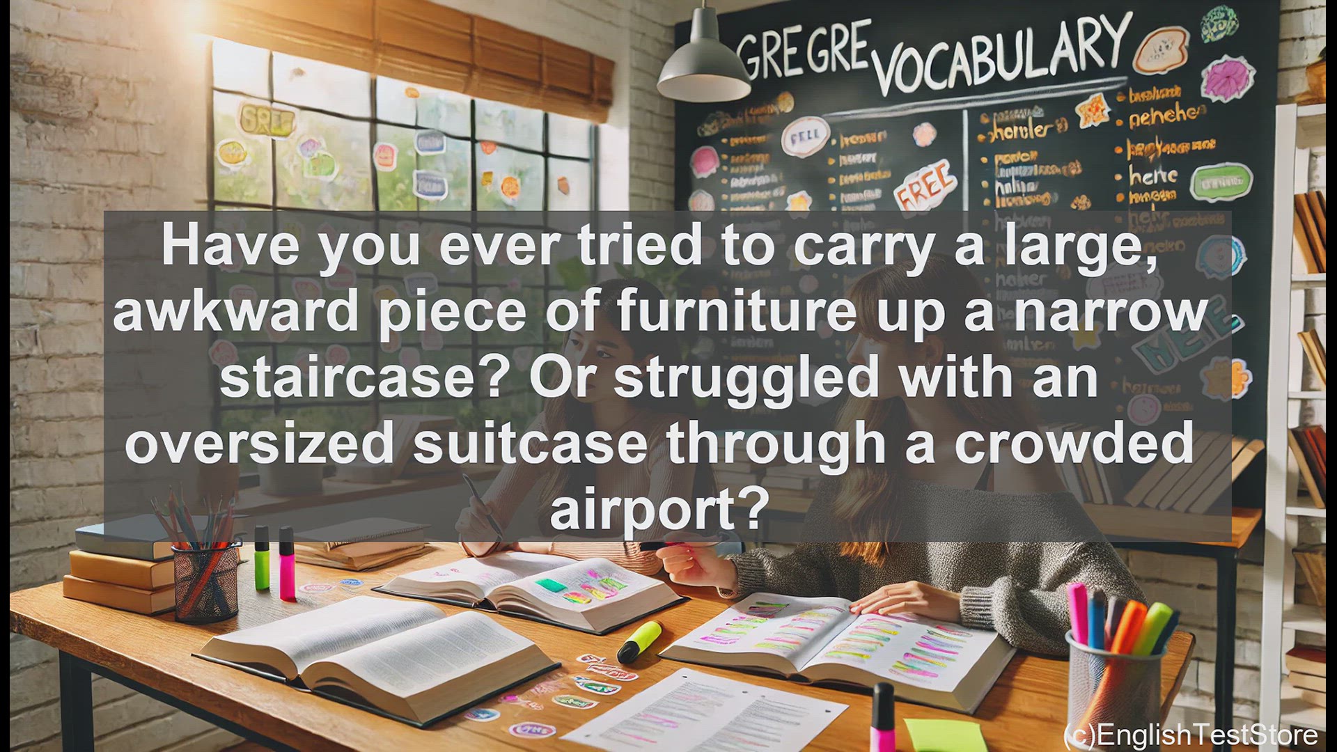 'Video thumbnail for GRE Vocabulary Lesson: Mastering the Concept of Unwieldy - A Versatile Vocabulary Builder'