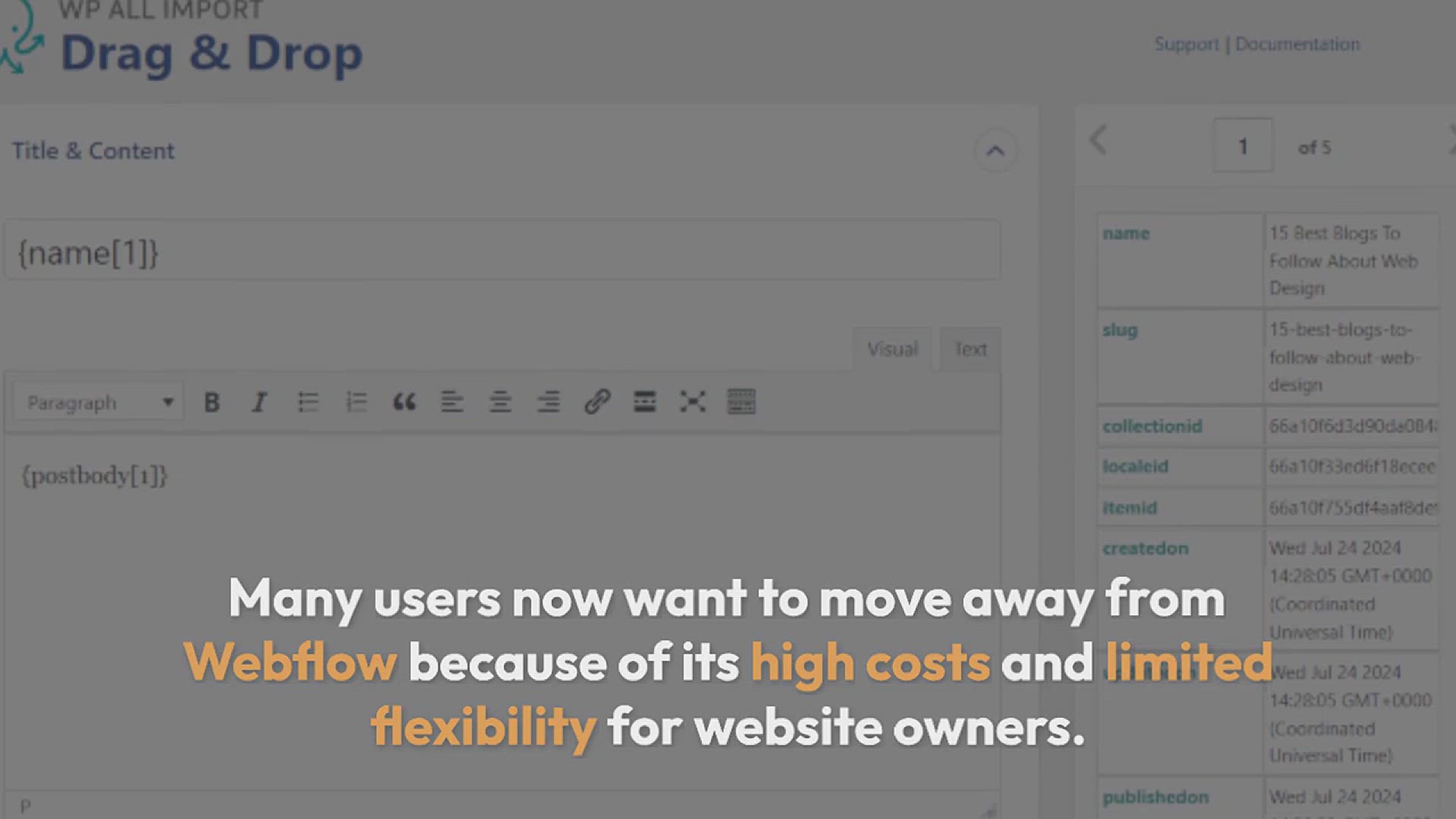 'Video thumbnail for How to Migrate From Webflow to WordPress (Step by Step)'