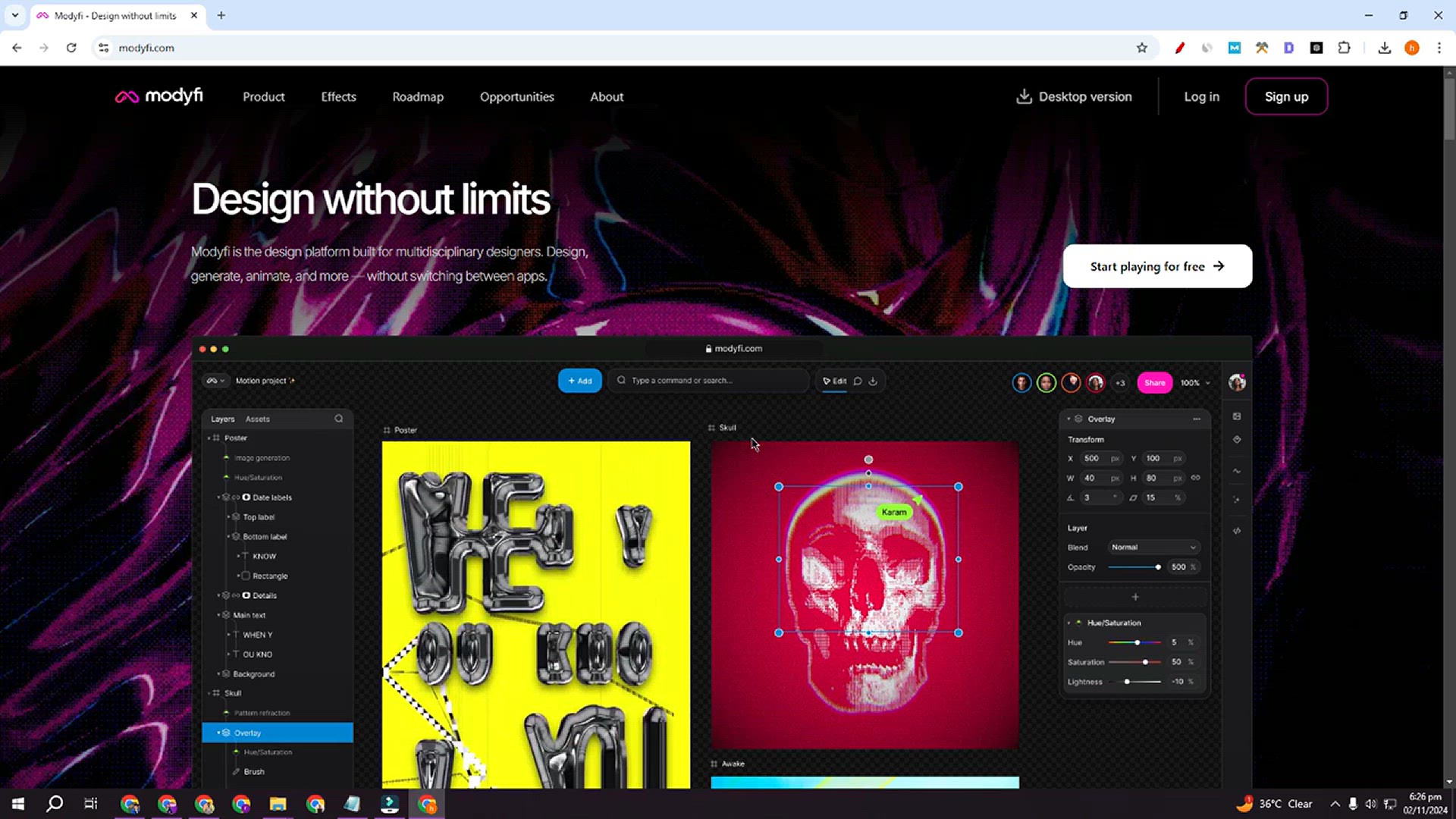 'Video thumbnail for How to Create a Custom Typography Using app.modyfi.com'