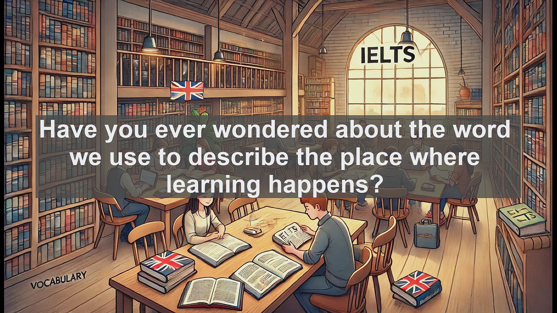 'Video thumbnail for 2500 Must Know IELTS 5.5 Vocabulary - Understanding the Word 'Classroom': A Guide for IELTS Learners'