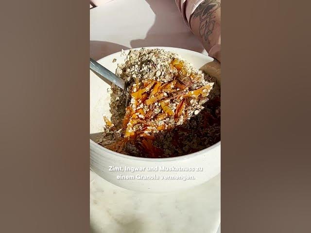 'Video thumbnail for Lust auf Granola & Karottenkuchen? Dann probier mal unser Carrot Cake Trifle mit Alpro #ohnezucker.'
