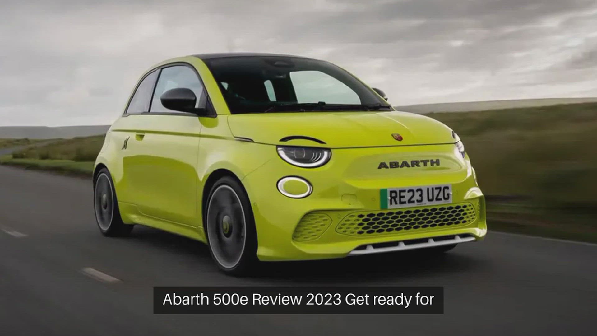 'Video thumbnail for Abarth 500e review'