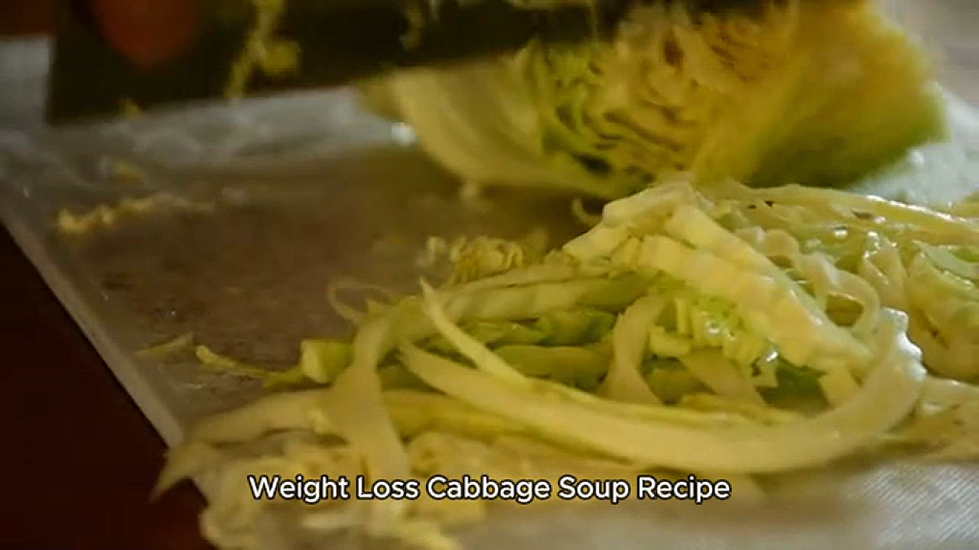 Video thumbnail for Weight Loss Cabbage Soup Recipe