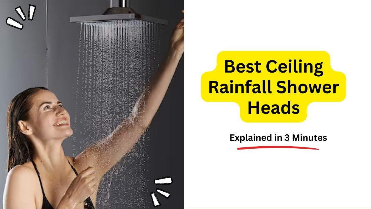 'Video thumbnail for Best Ceiling Rainfall Shower Heads | Ultimate Buying Guide'