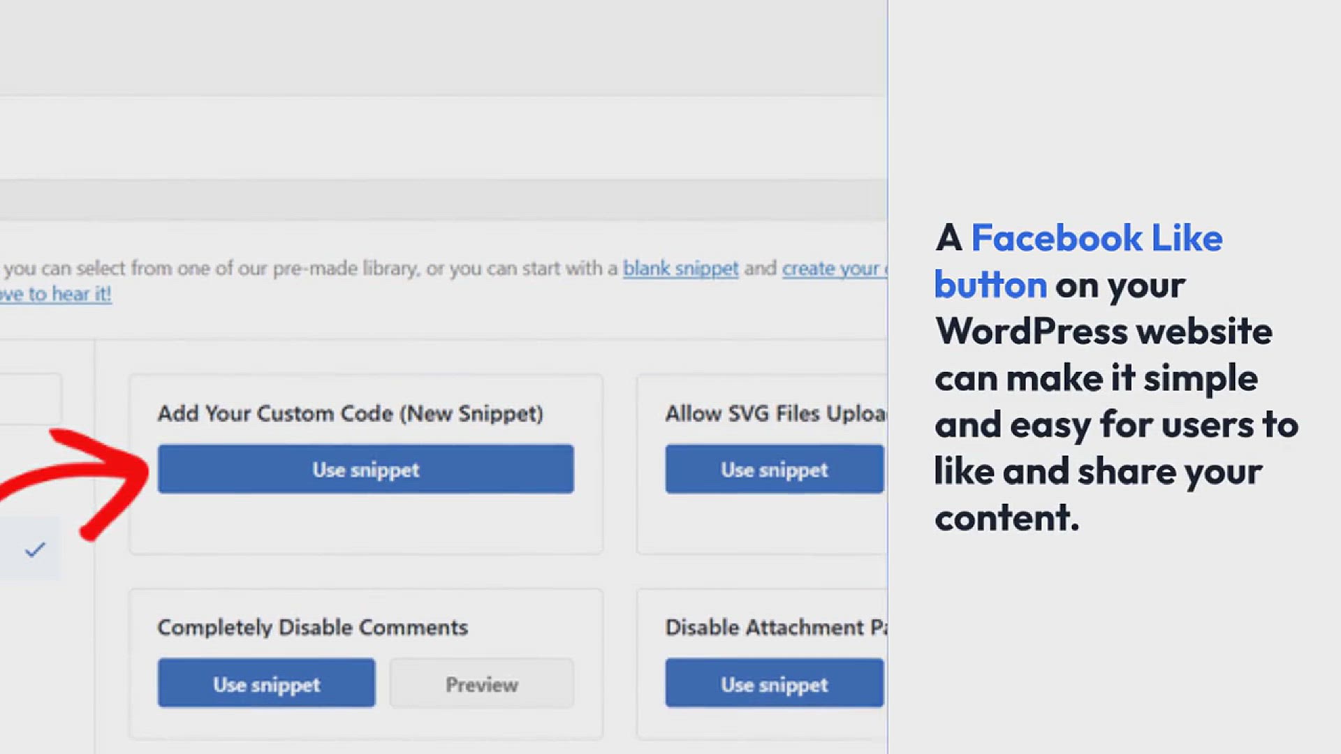 'Video thumbnail for How to Add Facebook Like Button in WordPress'