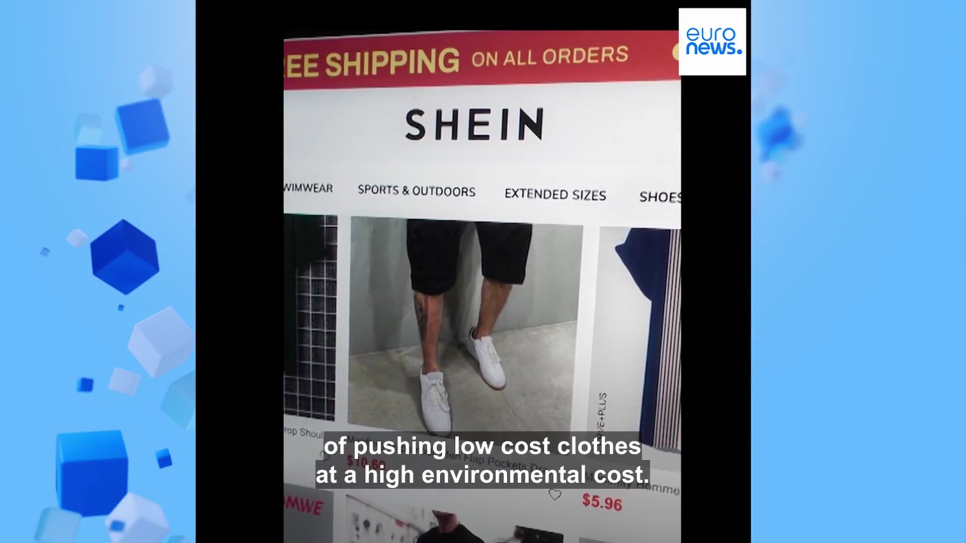 'Video thumbnail for French Senate backs law to regulate ultra fast fashion giants Shein and Temu'