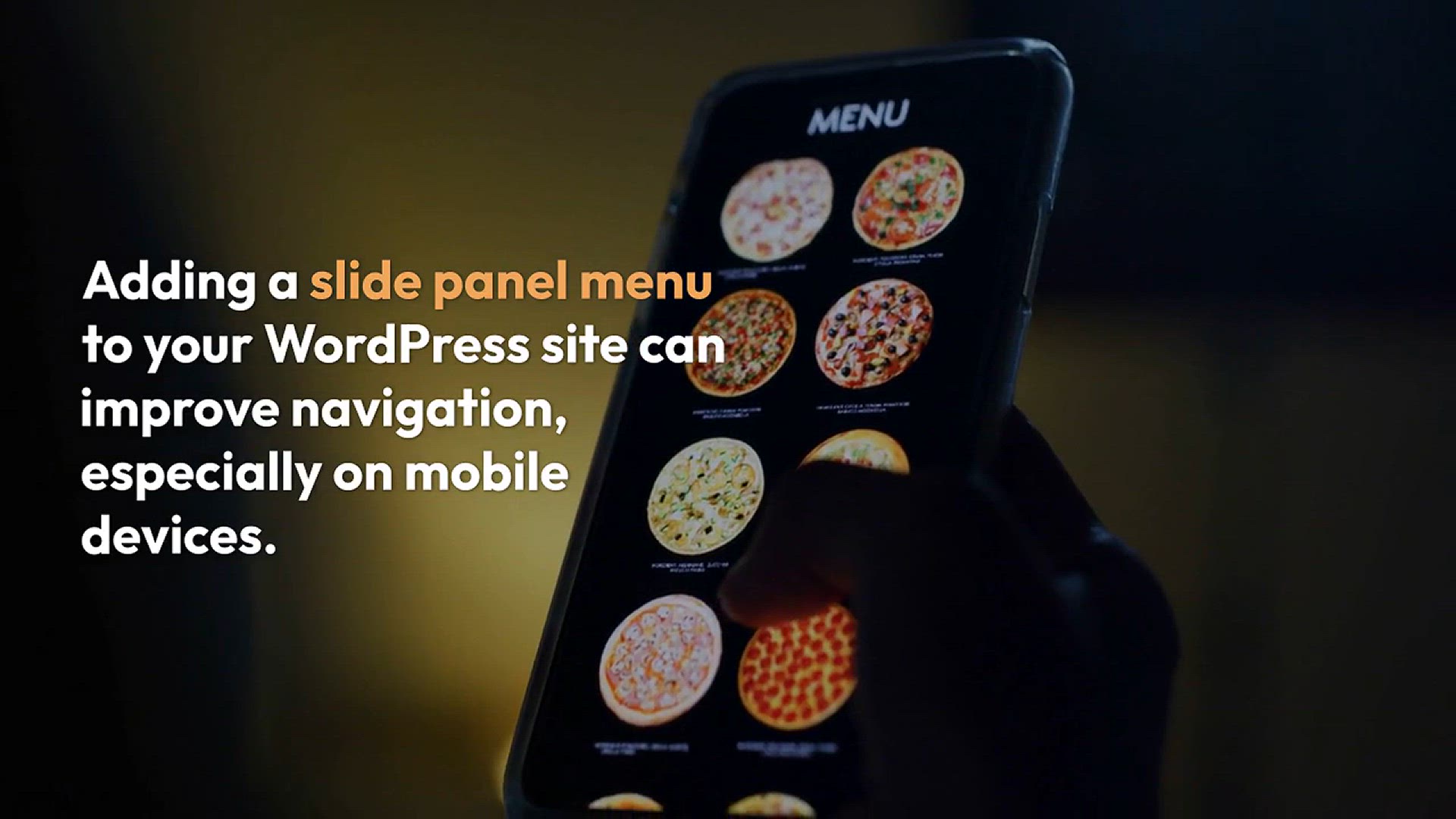 'Video thumbnail for How to Add a Slide Panel Menu in WordPress Themes'