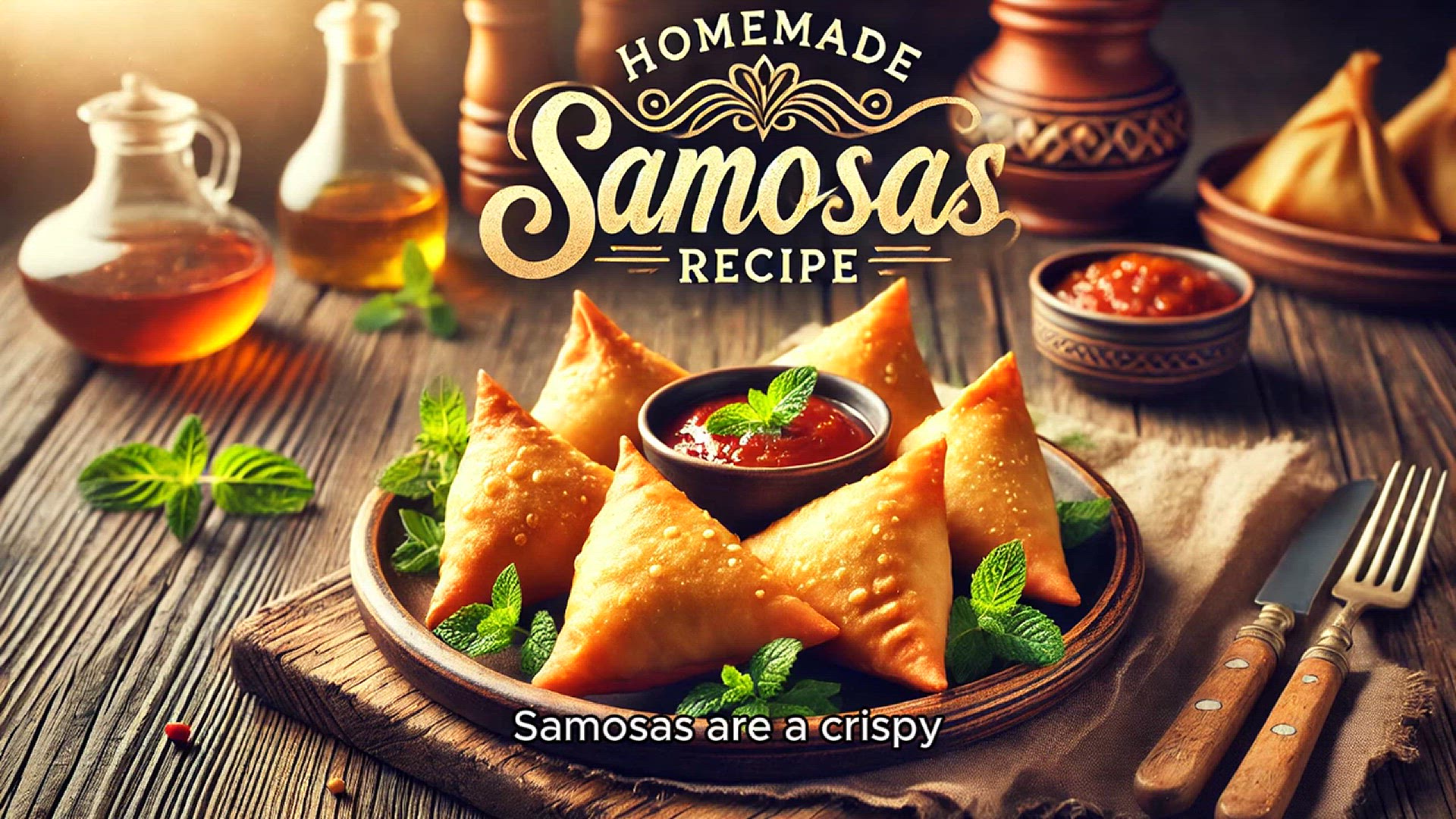 Video thumbnail for Homemade Samosa Recipe