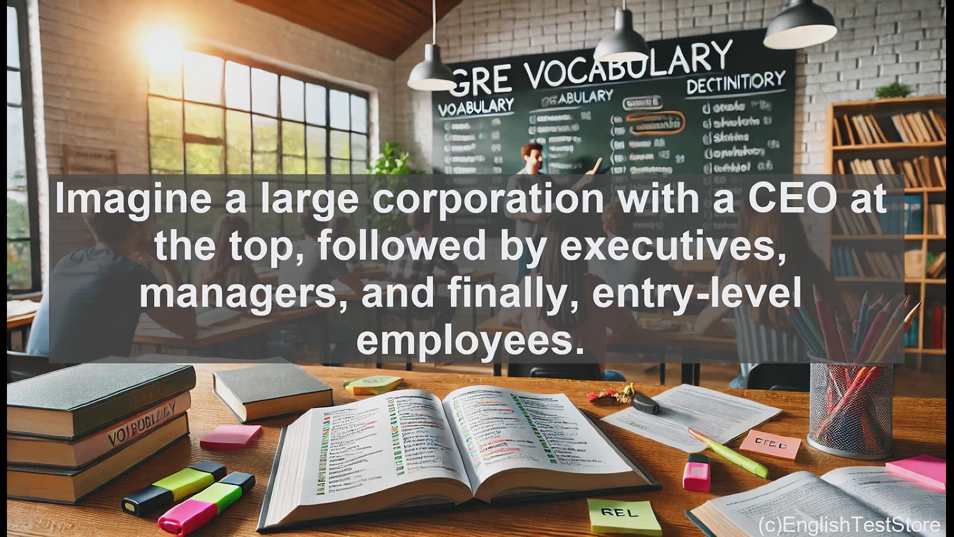 'Video thumbnail for GRE Vocabulary Lesson: Exploring the Concept of Hierarchy'