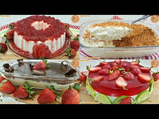 'Video thumbnail for 4 Receitas de Sobremesas Deliciosas Fáceis e Rápidas Para Festas e Eventos Especiais'