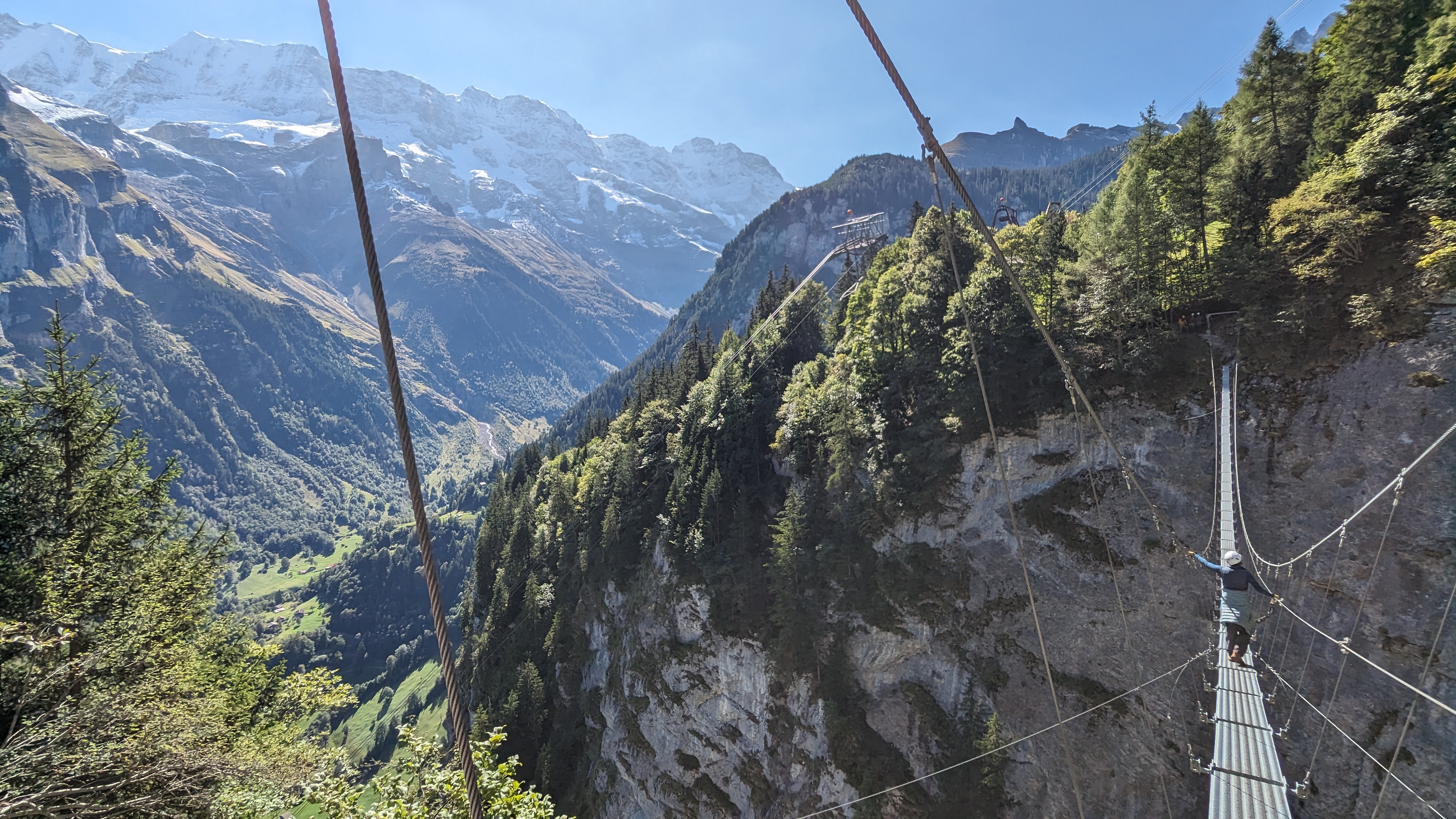 Video thumbnail for Swiss Alps from Mürren Via Ferrata, Adventure of Lifetime