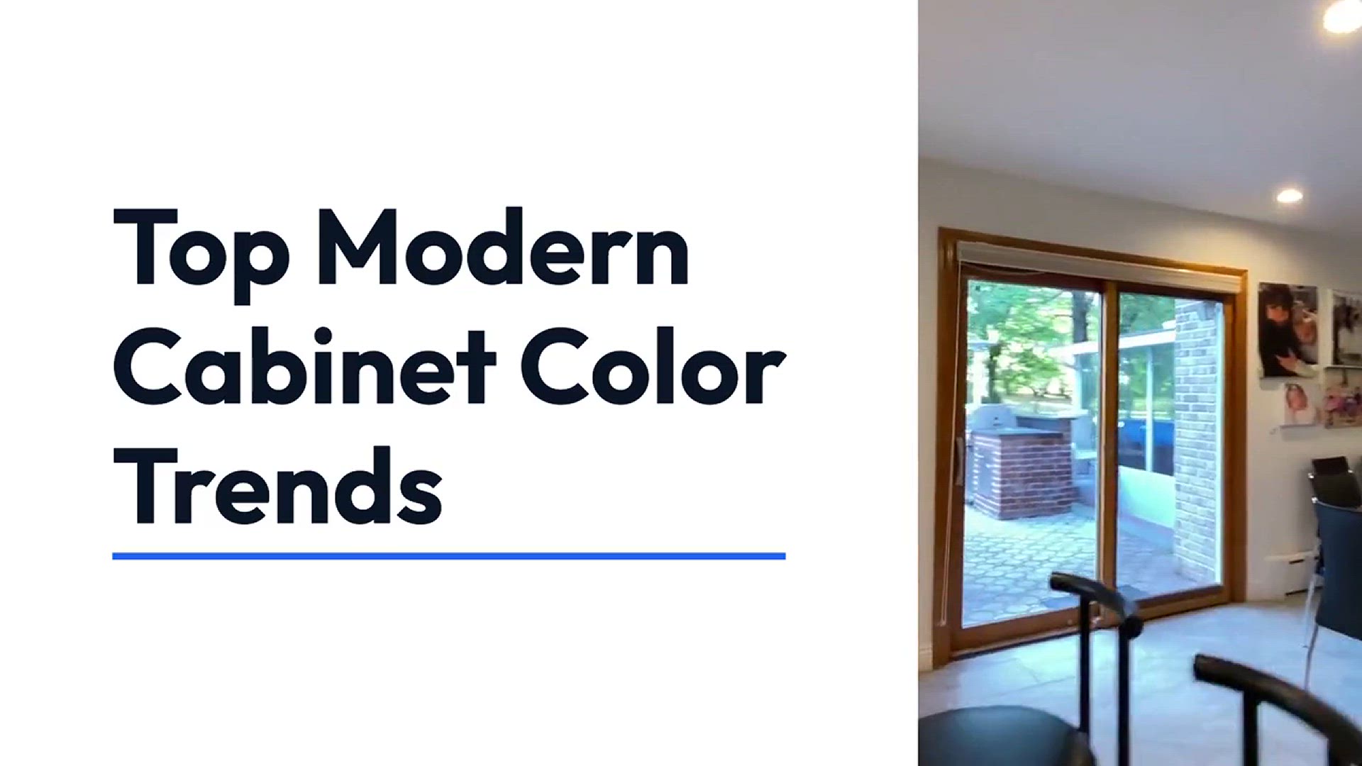 Video thumbnail for Modern Cabinet Color Trends