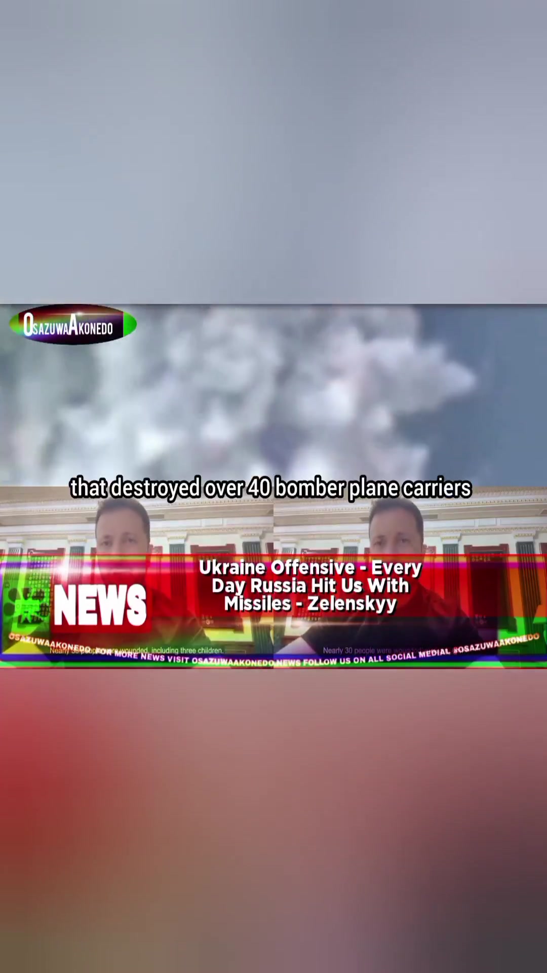 'Video thumbnail for Ukraine Offensive - Every Day Russia Hit Us With Missiles - Zelenskyy '