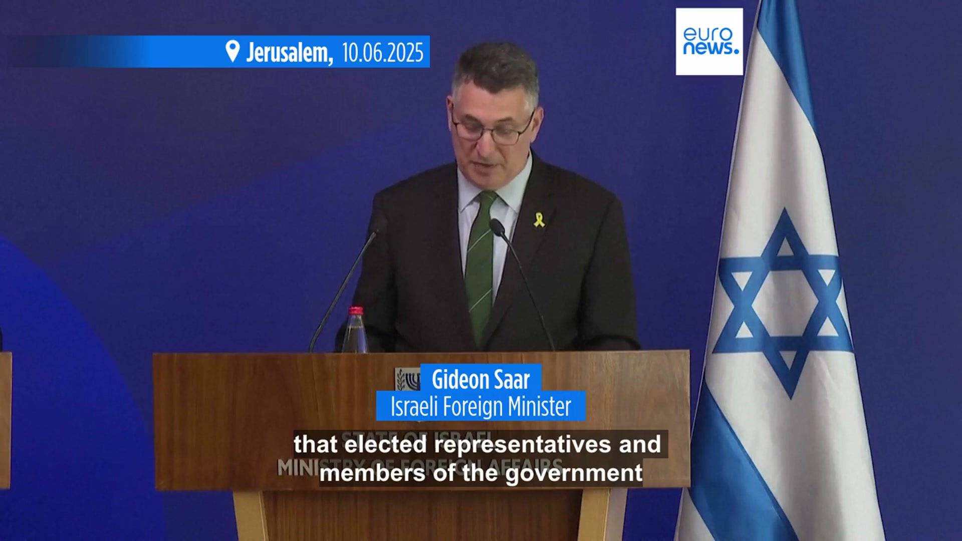 'Video thumbnail for UK to impose sanctions on two far-right Israeli ministers over Gaza comments'