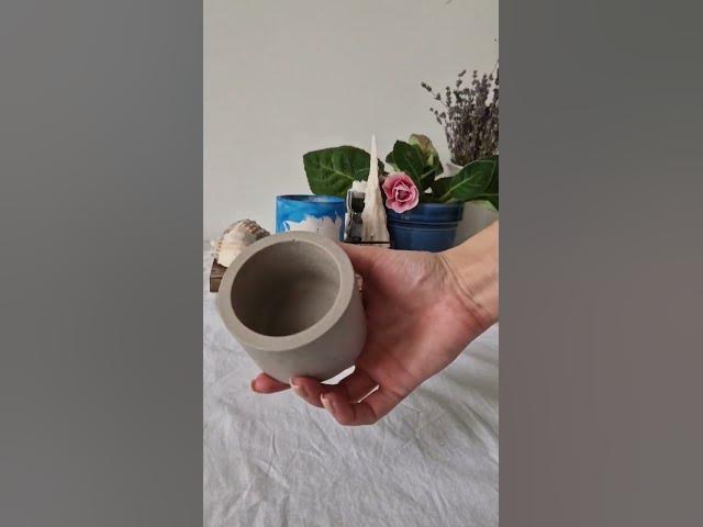 Video thumbnail for WeeCandles handcrafted candles from concrete @WeeCandles