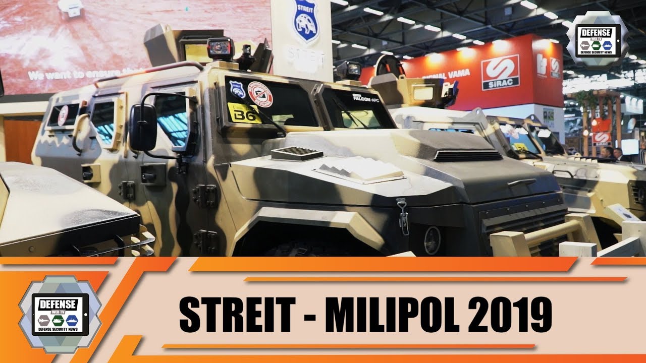'Video thumbnail for Streit Group presents anti-riot internal security & SWAT team vehicles at Milipol Paris 2019 France'