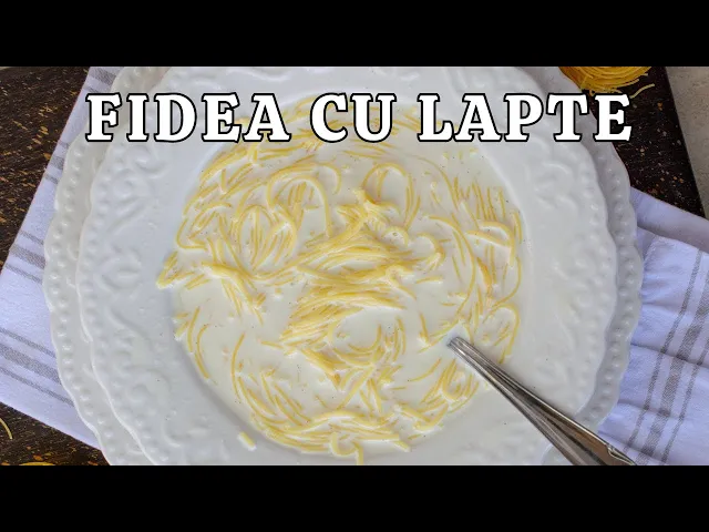 'Video thumbnail for Fidea cu lapte vanilat - rețeta ca în copilărie'