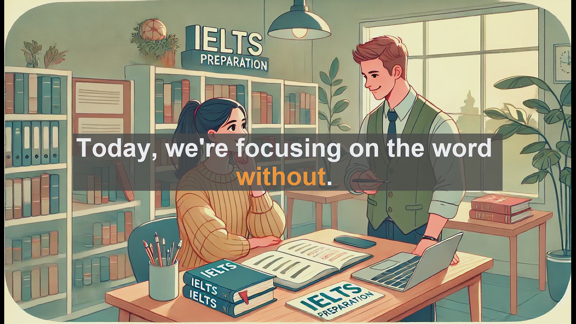 'Video thumbnail for 2500 Must Know IELTS 5.5 Vocabulary - IELTS Vocabulary: Mastering the Word 'Without''