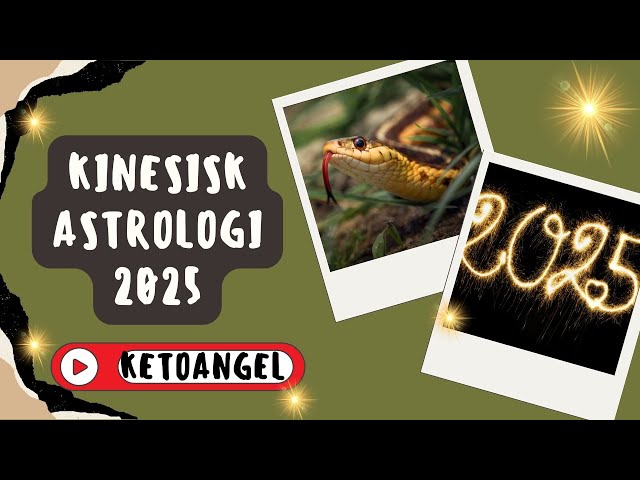 Video thumbnail for Kinesisk astrologi 2025: Horoskop og spådommer for Tre slangens år