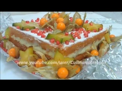 'Video thumbnail for Bolo Gelado de Coco Super Recheado e Decorado Para Festas - Naked Cake - Bolo Pelado'