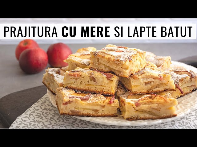 'Video thumbnail for Ieftină și rapidă! Prăjitură simplă cu mere și lapte bătut | Bucate Aromate'