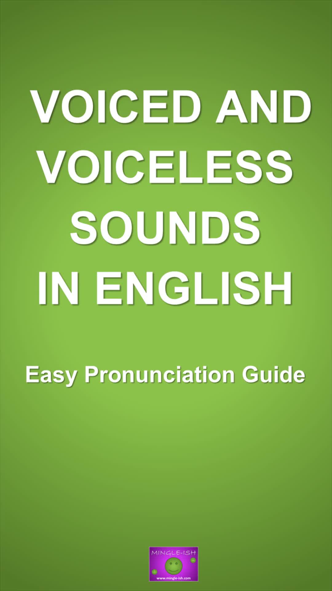 'Video thumbnail for Voiced and Voiceless Sounds in English: Easy Pronunciation Guide'