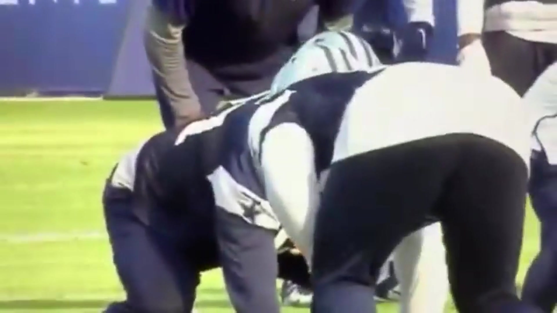 'Video thumbnail for law nation sports: cowboys' gerald mccoy teaches trysten hill football tips'