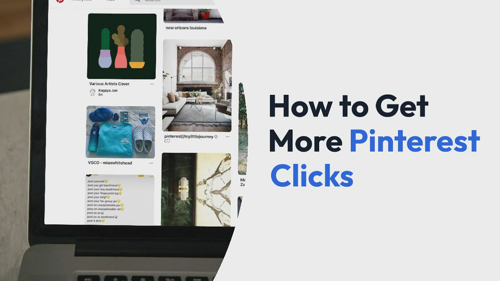 'Video thumbnail for How to Get More Pinterest Clicks'