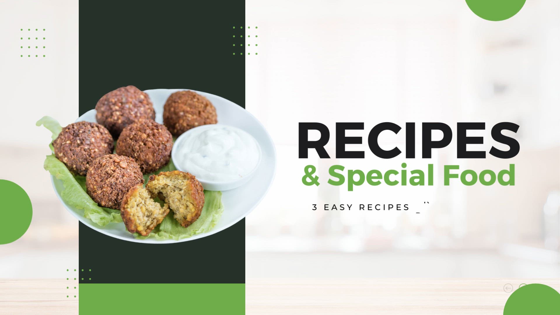 'Video thumbnail for Baked falafel Recipes'