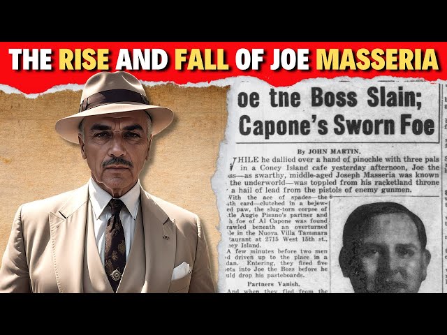 'Video thumbnail for The Rise and Fall of Joe Masseria: From Sicilian Streets to NYC's Boss of Bosses!'