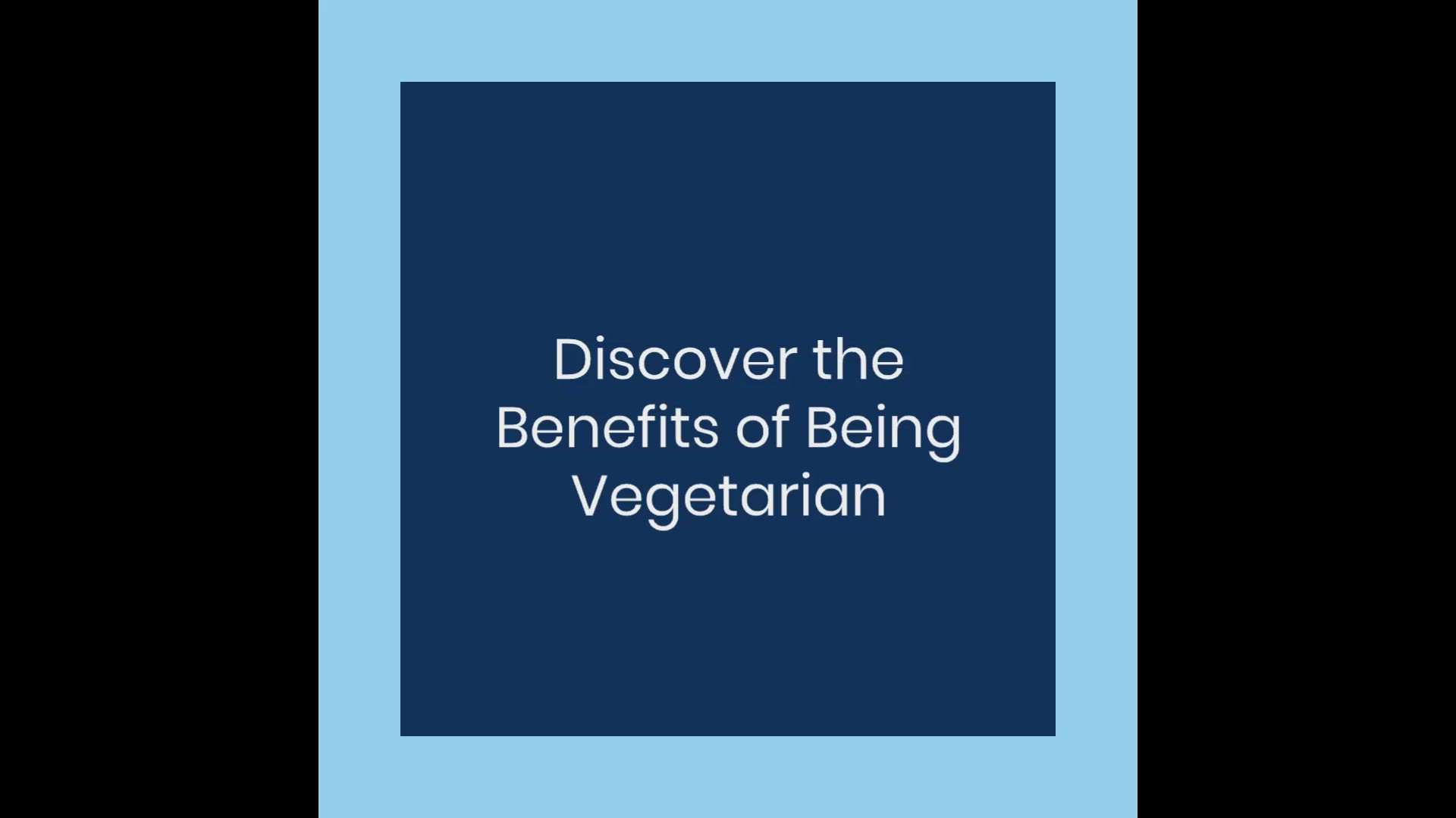 'Video thumbnail for Being Vegetarian: A Lifestyle Choice'