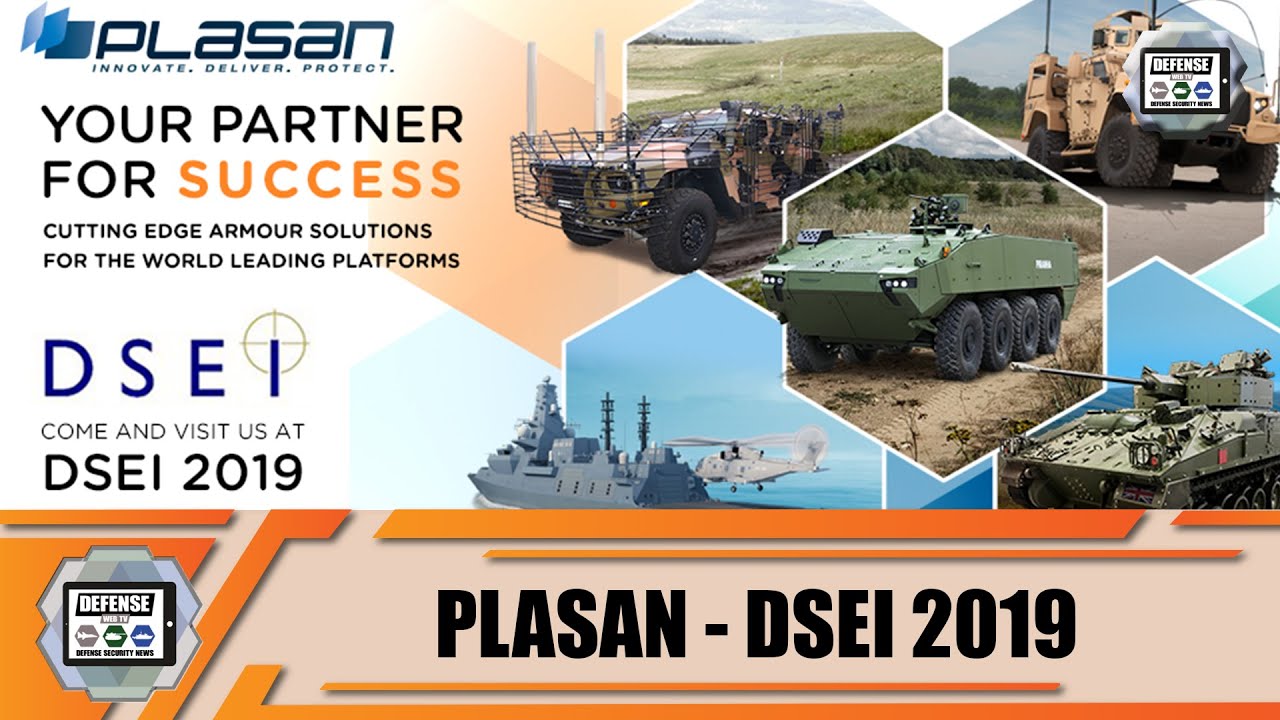 'Video thumbnail for DSEI 2019 Israeli Company Plasan presents armor solutions for land and sea platforms'