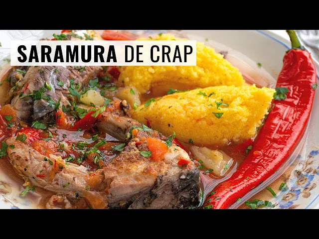 'Video thumbnail for Rețeta lipovenească de saramură de crap cu legume coapte'