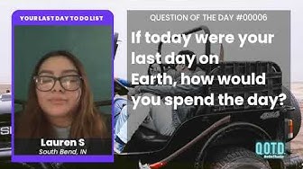 Video thumbnail for Lauren is doing everything she's ever wanted to on her last day!