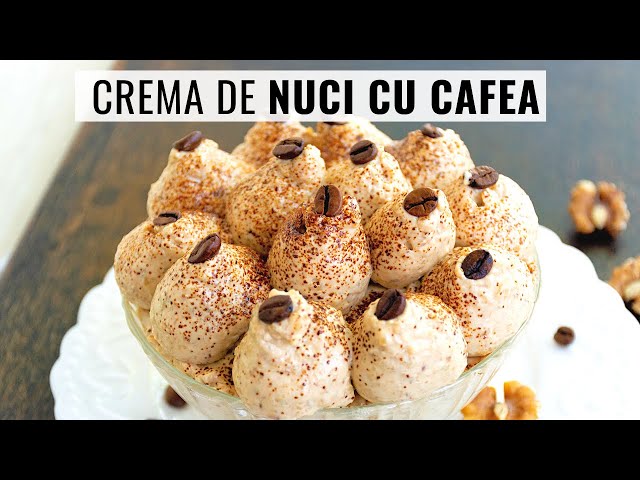'Video thumbnail for 👍 FĂRĂ OUĂ și UNT! Cremă rapidă de NUCI cu CAFEA (ness) ☕'