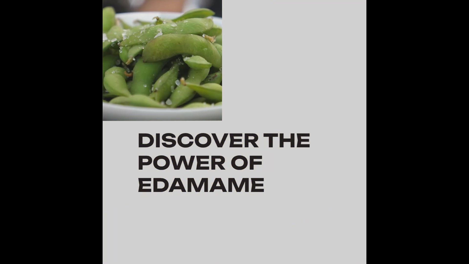 'Video thumbnail for Edamame for Heart Health'