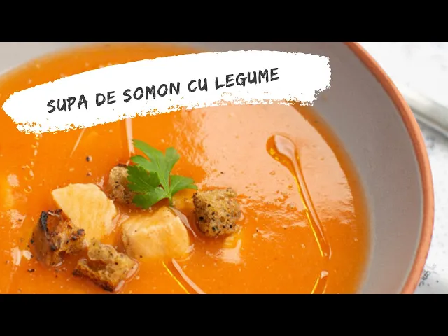 'Video thumbnail for Supă de somon cu legume, rapidă și delicioasă! | Bucate Aromate'