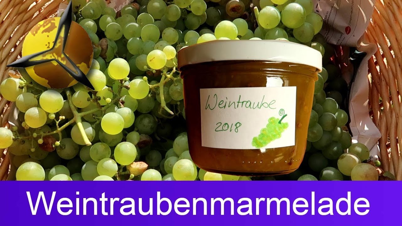Video thumbnail for Weintraubenmarmelade selber machen - 2 Rezepte