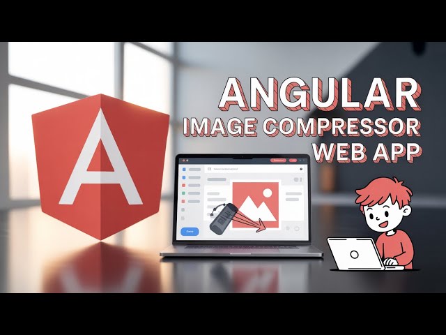 'Video thumbnail for Build Angular Image Compressor Web App in Browser Using ngx-image-compress Library in TypeScript'
