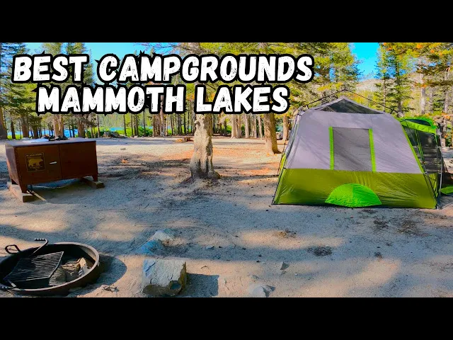 Video thumbnail for Best Campgrounds in Mammoth Lakes California | Camping ON the WATER!