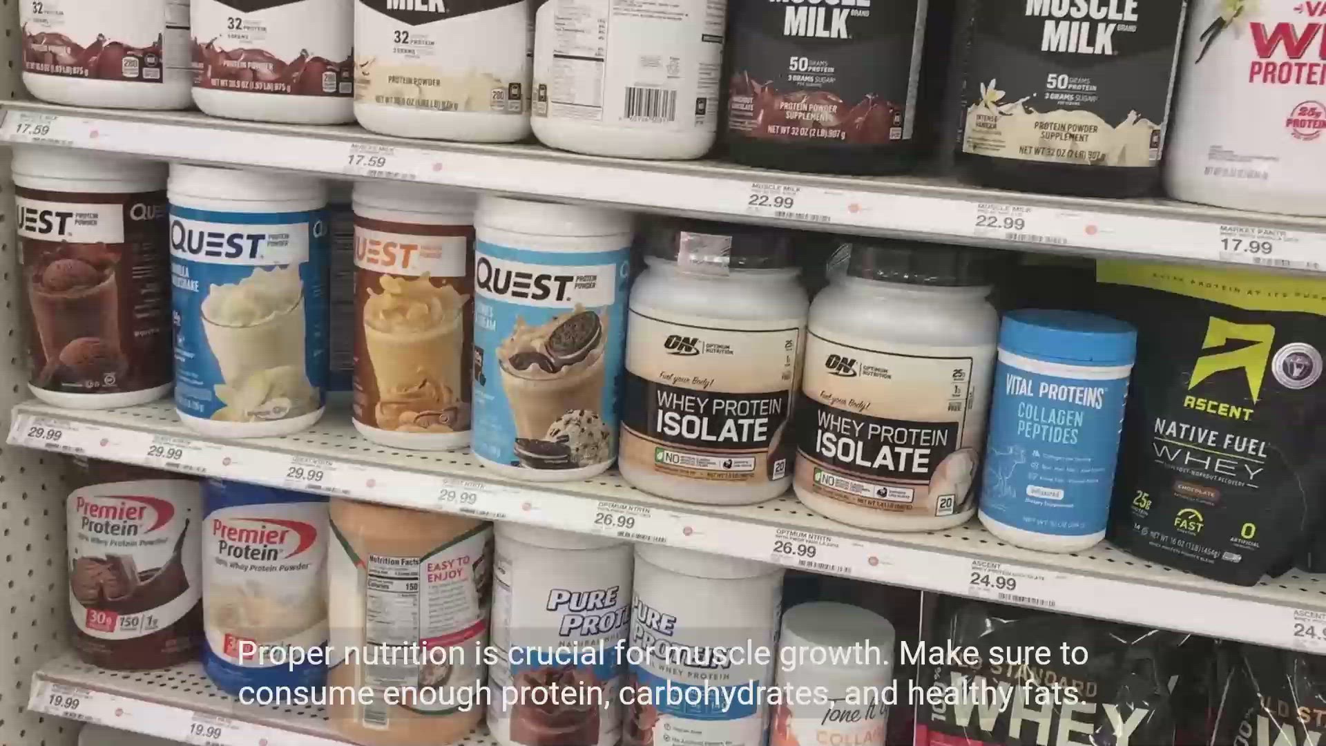 'Video thumbnail for Muscle Building Essentials'