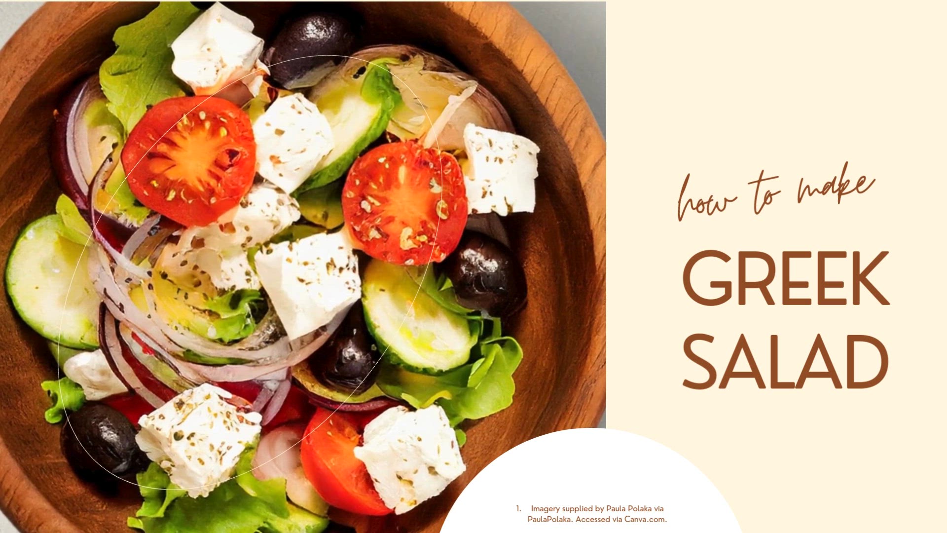 'Video thumbnail for Greek Salad Recipe'