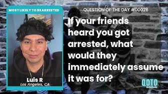 Video thumbnail for Luis' friends say he'd get arrested for fighting people. Hey, it happens!