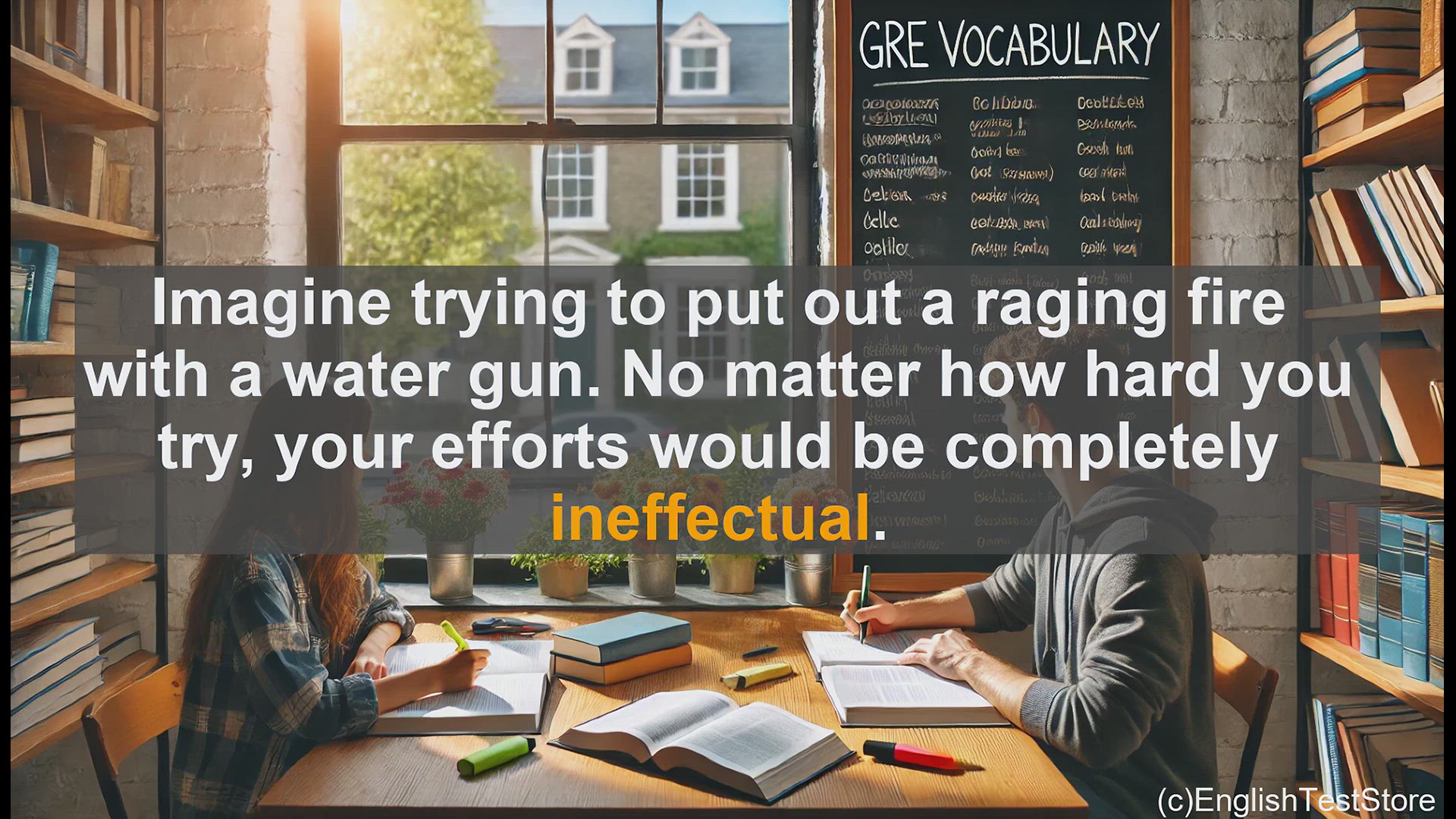 'Video thumbnail for GRE Vocabulary Lesson: The Futility of Ineffectual Efforts'