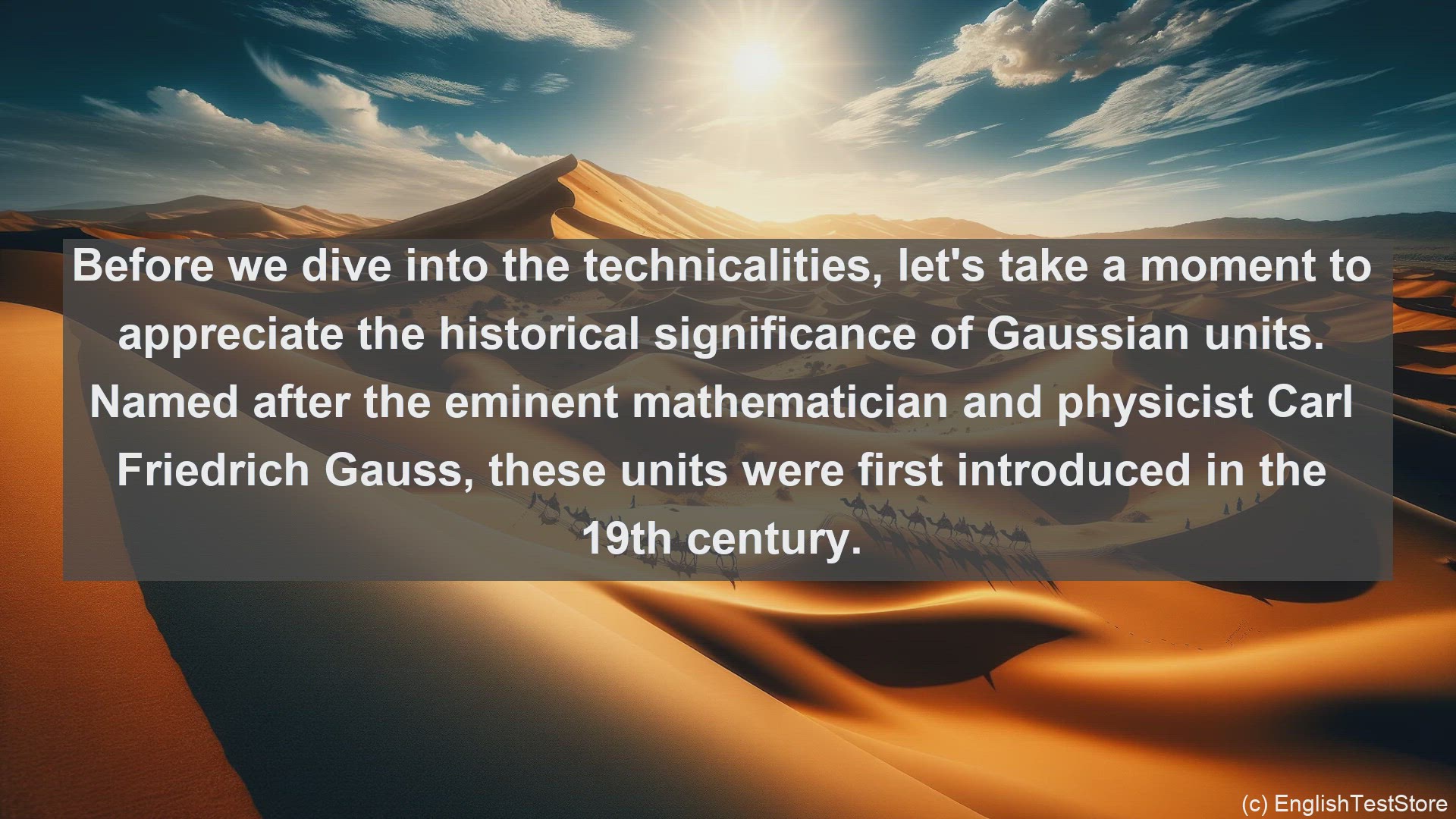 'Video thumbnail for Gaussian units in science  definition and examples'