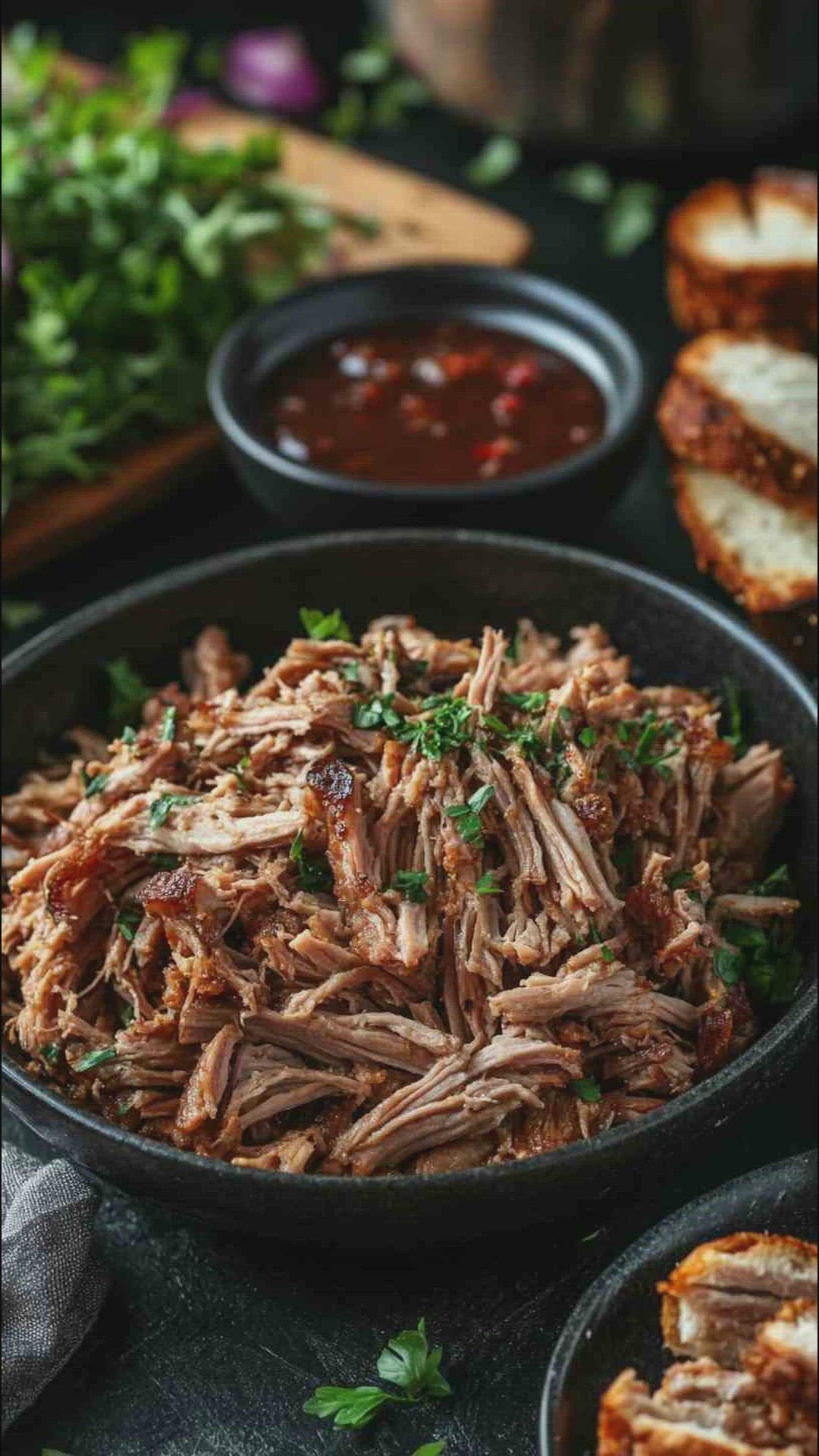 'Video thumbnail for Fall-Apart Slow Cooker Pulled Pork with Simple Spices Recipe'